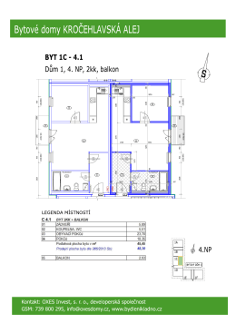 Bytov&eacute; domy KROČEHLAVSK&Aacute; ALEJ