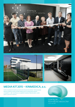 MEDIA KIT 2015 – KINMEDICA, a.s.