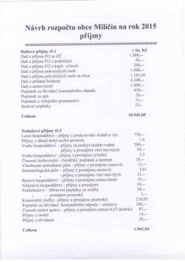 Stáhnout - Obec Miličín