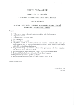 Svol&aacute;n&iacute; 197. ZMČ Brno