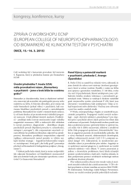 Celá stať v dokumentu PDF - Česká a slovenská psychiatrie