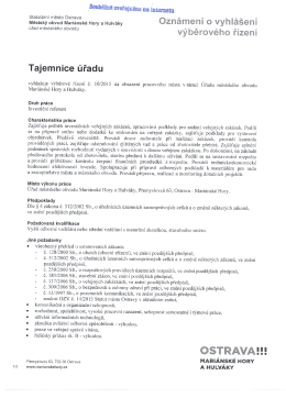 .Souběžně zveřejněno na internetu
