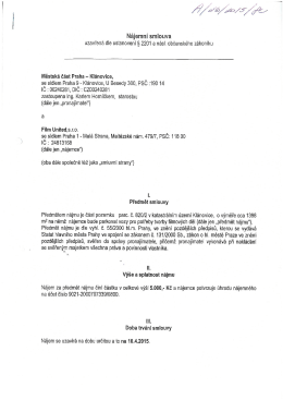 285. Smlouva o nájmu pozemku