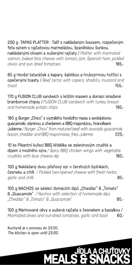 Něco na zub v - 360° Lounge Bar
