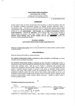 EXEKUTORSKÝ ÚŘAD DOMAŽLICE