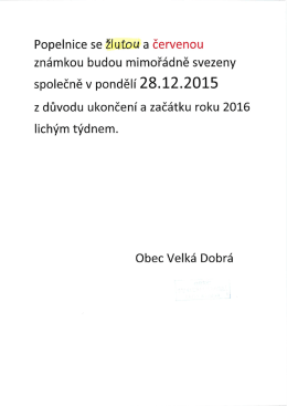 Popelnice se žlutou a červenou známkou budou