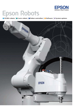 SCARA robots 6-axis robots Robot controllers Software System