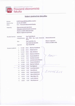 GTQ Provozne ekonom lcka = ` fakulta