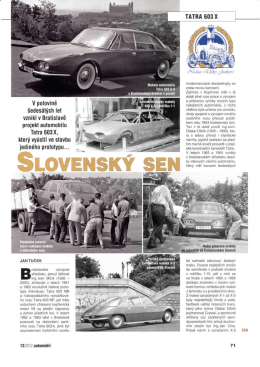 Ganzseitiges Foto - Jan Tuček Tatra 613