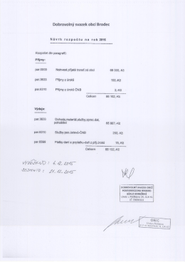 Dobrovoln&yacute; svazek obc&iacute; Brodec