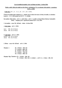Konečný přehled cen za kroužek flétny a keramiky
