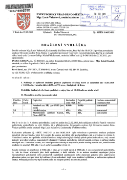 Exekutorsk&yacute; &uacute;řad Brno-město