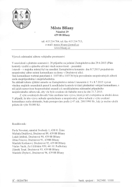 Výzva k odstranění záboru veřejného prostranství