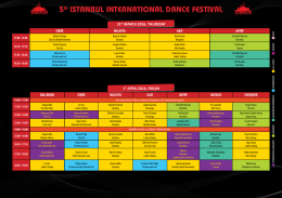 5th ISTANBUL INTERNATIONAL DANCE FESTIVAL