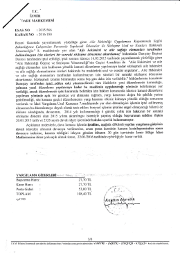 26. izin aktarımı 3. izmir