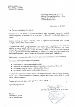 Společenství Náměstí 14. října 2173 Jelínková Dagmar