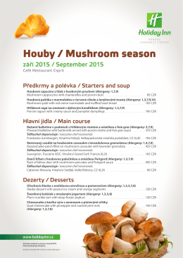 Houby / Mushroom season