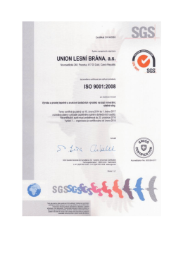 ISO9001 certifik&aacute;t