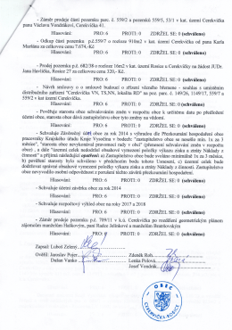 - Záměr prodeje části pozemku parc. č. 559/2 a pozemků 559/5, 53/1
