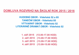 DOMLUVA ROZVRHŮ NA ŠKOLNÍ ROK_2015 I 2016