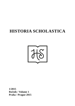 HISTORIA SCHOLASTICA