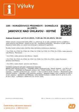 jANOVICE NAD &Uacute;HLAVOU - KDYNĚ