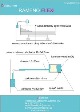 Projekce - Rameno flexi