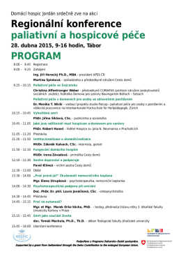 PROGRAM pdf - Dom&aacute;c&iacute; hospic Jord&aacute;n