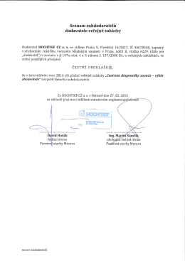 subdod&aacute;vky - hochtief - E