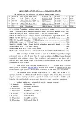 Zpravodaj STK ČBF-SeČ č. 2