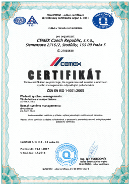 ČSN EN Iso 14001 :2005