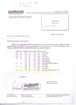 Do&scaron;lo dne: ?4, z . ZMK