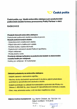 Česk&aacute; po&scaron;ta