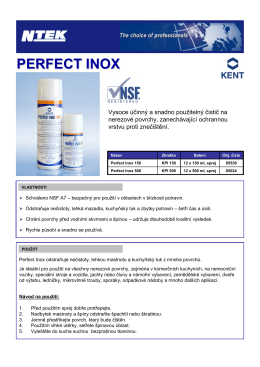 PERFECT INOX - 85539, 84119 - TDS - N-tek