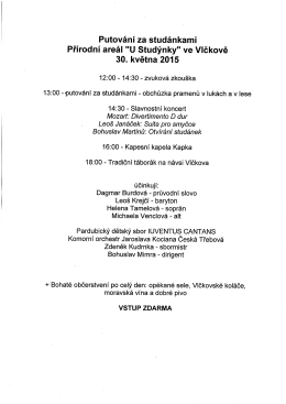Putov&aacute;n&iacute; za stud&aacute;nkami