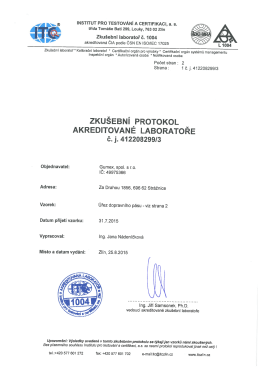 x `ł _Zkusebnl laborator c. 1004 ,ﬁ