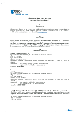 &Scaron;tat&uacute;t s&uacute;ťaže "Aktualiz&aacute;cia &uacute;dajov"