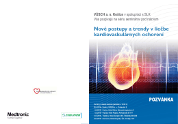 Nové postupy a trendy v liečbe kardiovaskulárnych
