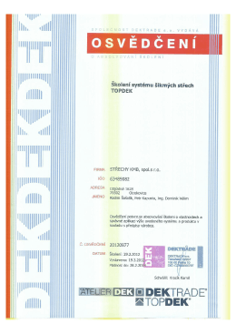 TopDek - Střechy KMB
