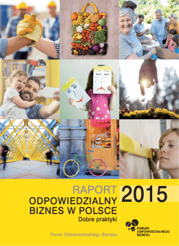 „Odpowiedzialny biznes w Polsce. Dobre praktyki” 2015