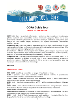 ODRA Guide Tour - Przewodnicy w PTTK