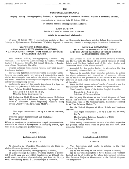 Page 1 Dziennik Ustaw Nr 20 – 186 – POZ. 192 I 92 KONWENCJA