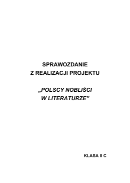 polscy nobliści w literaturze