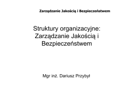 struktury organizacyjne