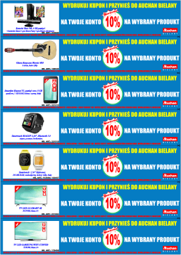 SUPER OFERTA - SKARBONKA - KUPONY