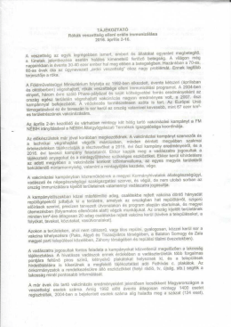 Veszettség elleni védekezés