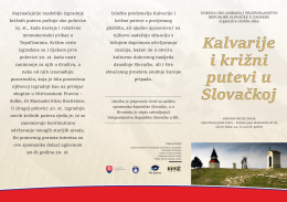 Kalvarije i križni putevi u Slovačkoj - MDC-a