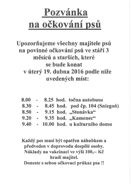 očkov&aacute;n&iacute; psů