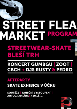 program - street flea market