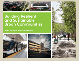 Building Resilient and Sustainable Urban Communities